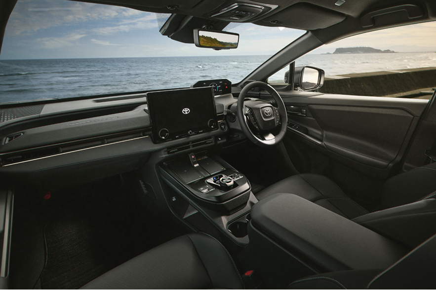 ネッツトヨタ山口と電気自動車「bZ4X」