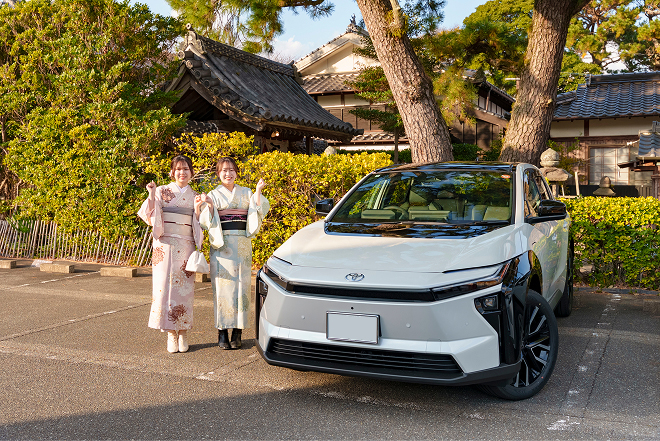 映える萩旅篇！｜電気自動車「bZ4X」