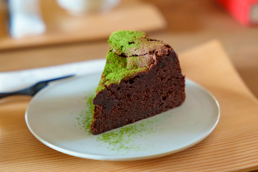 小野抹茶香る 夏みかんのガトーショコラ 