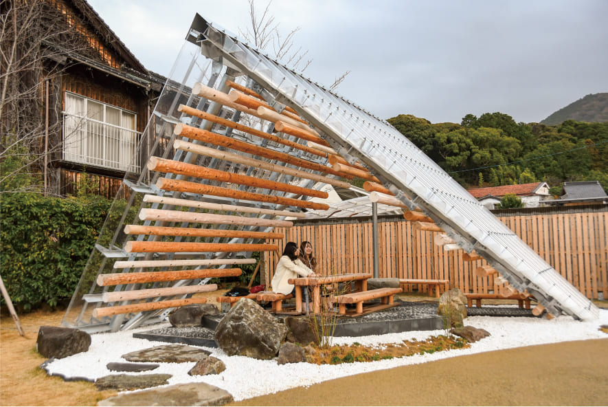 杜の足湯興龍泉とスマイルサポーター